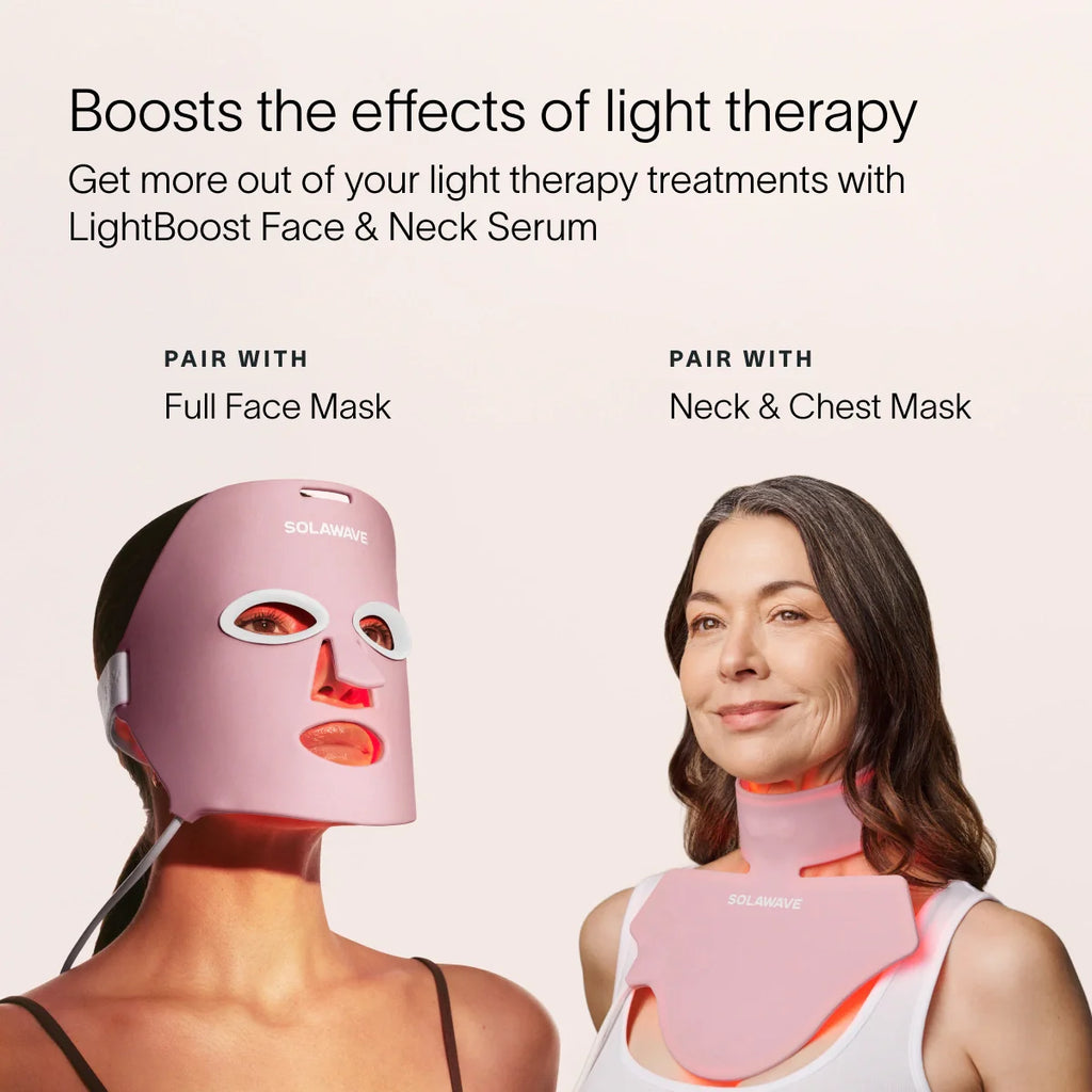 Lichttherapie-Gesichts- und Hals-Booster-Serum